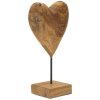 Mauro Ferretti escultura Dobu madera de teca 20x12x37 cm marrón