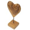Mauro Ferretti escultura Dobu madera de teca 20x12x37 cm marrón
