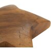 Mauro Ferretti estrella decorativa teca Ø19x5 cm marrón