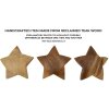 Mauro Ferretti estrella decorativa teca Ø19x5 cm marrón