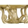 Mauro Ferretti cuenco decorativo pulpo poliresina Ø30x18 cm oro brillante