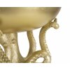Mauro Ferretti cuenco decorativo pulpo poliresina Ø30x18 cm oro brillante