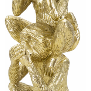 Mauro Ferretti figurita decorativa torre mono Ø10.5x30 cm oro brillante