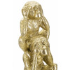 Mauro Ferretti figurita decorativa torre mono Ø10.5x30 cm oro brillante
