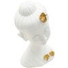 Mauro Ferretti Busto Buda 21,5x16x35 cm oro blanco brillo