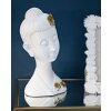 Mauro Ferretti Busto Buda 21,5x16x35 cm oro blanco brillo