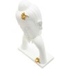 Mauro Ferretti Busto Buda 21,5x13x36 cm oro blanco