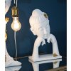 Mauro Ferretti Busto Buda 21,5x13x36 cm oro blanco