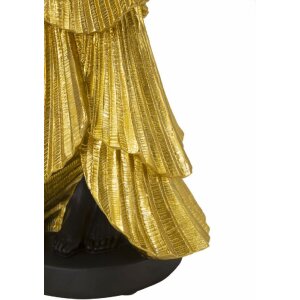 Mauro Ferretti figura mujer 14.5x10x33 cm oro negro