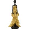 Mauro Ferretti figura mujer 14.5x10x33 cm oro negro