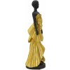 Mauro Ferretti figura mujer 14.5x10x33 cm oro negro