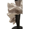 Mauro Ferretti figura bailarina 17x14x43 cm negro plata