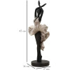 Mauro Ferretti figura bailarina 17x14x43 cm negro plata