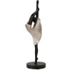 Mauro Ferretti figura bailarina 14x14x42,5 cm negro plata