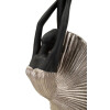Mauro Ferretti figura bailarina 14x14x42,5 cm negro plata