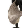 Mauro Ferretti figura bailarina 14x14x42,5 cm negro plata