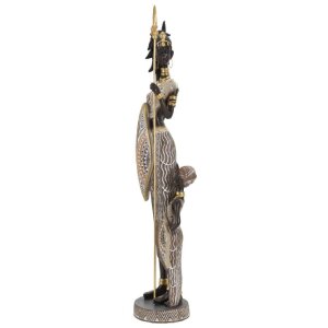 Mauro Ferretti Figura masai con niño 11,5x8,5x46 cm