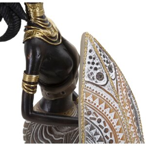 Mauro Ferretti Figura masai sentada 13,5x9x24,5 cm