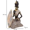 Mauro Ferretti Figura masai sentada 13,5x9x24,5 cm