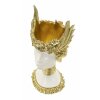 Mauro Ferretti Estatua de Atenea con corona alada 17,5x17x38 oro blanco