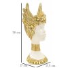 Mauro Ferretti Estatua de Atenea con corona alada 17,5x17x38 oro blanco
