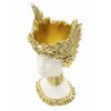 Mauro Ferretti Estatua de Atenea con corona alada 15x14,5x32 oro blanco