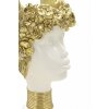Mauro Ferretti Estatua de Atenea con corona alada 15x14,5x32 oro blanco