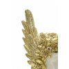 Mauro Ferretti Estatua de Atenea con corona alada 15x14,5x32 oro blanco