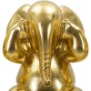 Mauro Ferretti Elefante decorativo Set de 3 No ver oír hablar 15.5x20.5 oro