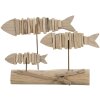 Mauro Ferretti escultura decorativa pez 37x10x24 natural