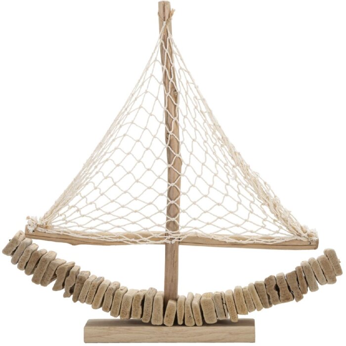 Velero decorativo Mauro Ferretti 45x7x45 natural