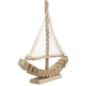 Velero decorativo Mauro Ferretti 45x7x45 natural