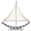 Mauro Ferretti velero decorativo 45x7x45 multicolor