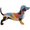 Mauro Ferretti Escultura Teckel Rubic 32,5x9,7x20,5 cm multicolor