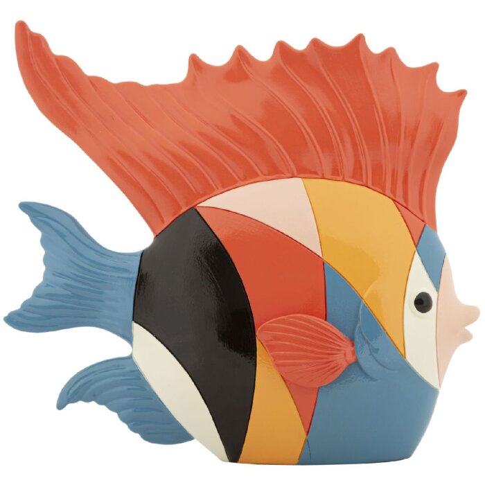 Mauro Ferretti escultura pez Rubic 28x8x25 cm multicolor