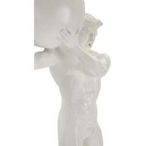 Mauro Ferretti escultura Atlas 18x12.5x50 blanco
