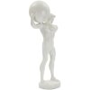 Mauro Ferretti escultura Atlas 18x12.5x50 blanco