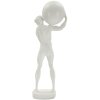 Mauro Ferretti escultura Atlas 18x12.5x50 blanco