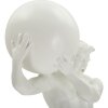 Mauro Ferretti escultura Atlas 18x12.5x50 blanco