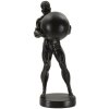 Estatua Mauro Ferretti Atlas 18,5x20,5x43,5 cm negro
