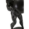 Estatua Mauro Ferretti Atlas 18,5x20,5x43,5 cm negro