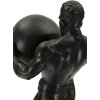 Estatua Mauro Ferretti Atlas 18,5x20,5x43,5 cm negro