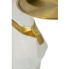 Mauro Ferretti escultura decorativa perro Ory con bandeja 27x51x74 cm oro blanco