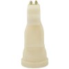 Mauro Ferretti estatuilla decorativa caballo de ajedrez Quarzy 14x13x31 cm oro blanco