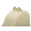 Mauro Ferretti estatuilla decorativa caballo de ajedrez Quarzy 14x13x31 cm oro blanco