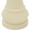 Mauro Ferretti estatuilla decorativa rey de ajedrez Quarzy Ø13x41 cm oro blanco