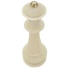 Mauro Ferretti estatuilla decorativa reina del ajedrez Quarzy Ø12x36 cm oro blanco
