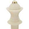 Mauro Ferretti estatuilla decorativa reina del ajedrez Quarzy Ø12x36 cm oro blanco