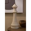 Mauro Ferretti estatuilla decorativa reina del ajedrez Quarzy Ø12x36 cm oro blanco