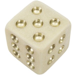 Mauro Ferretti Quarzy cubo 12x12x12 cm oro blanco